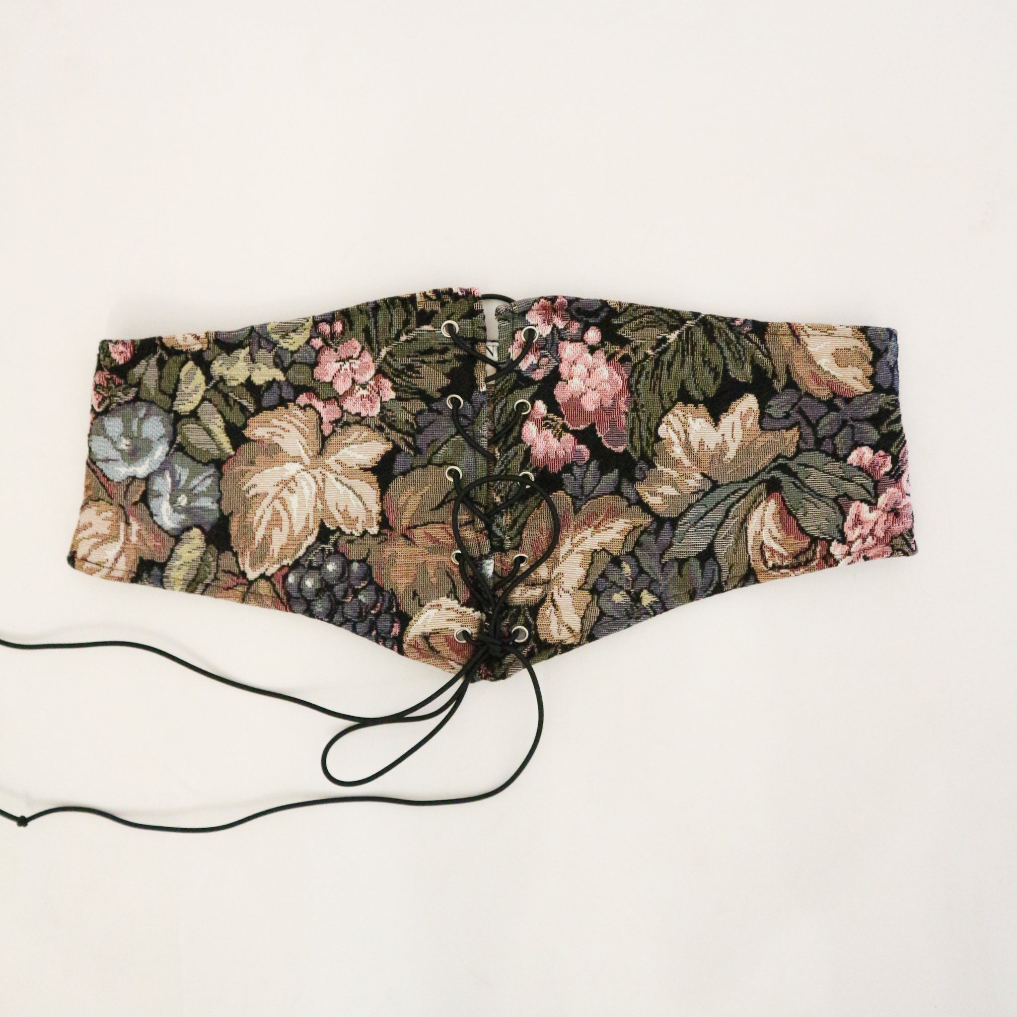 Waist Corsets - Blue Blooms
