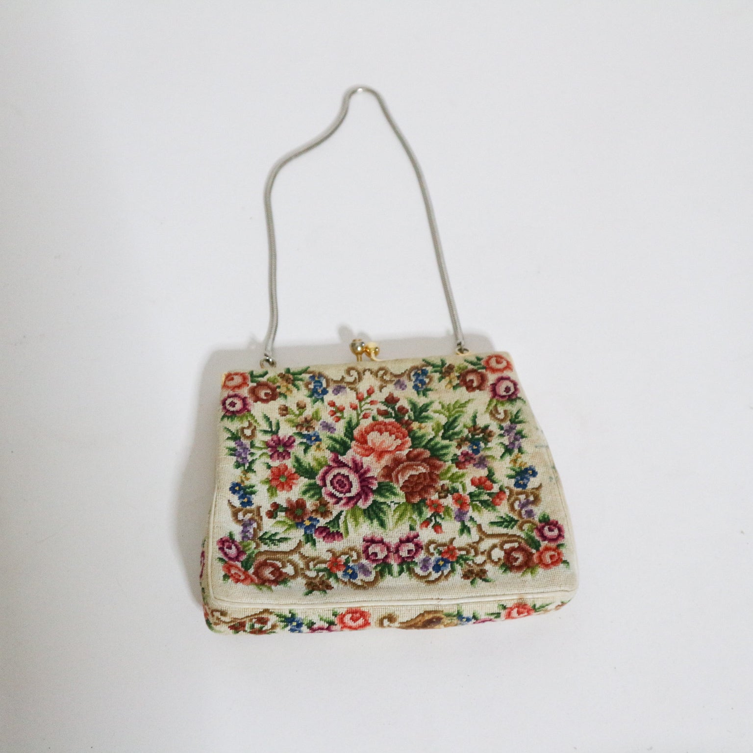 Vintage Embroidered Small Purse