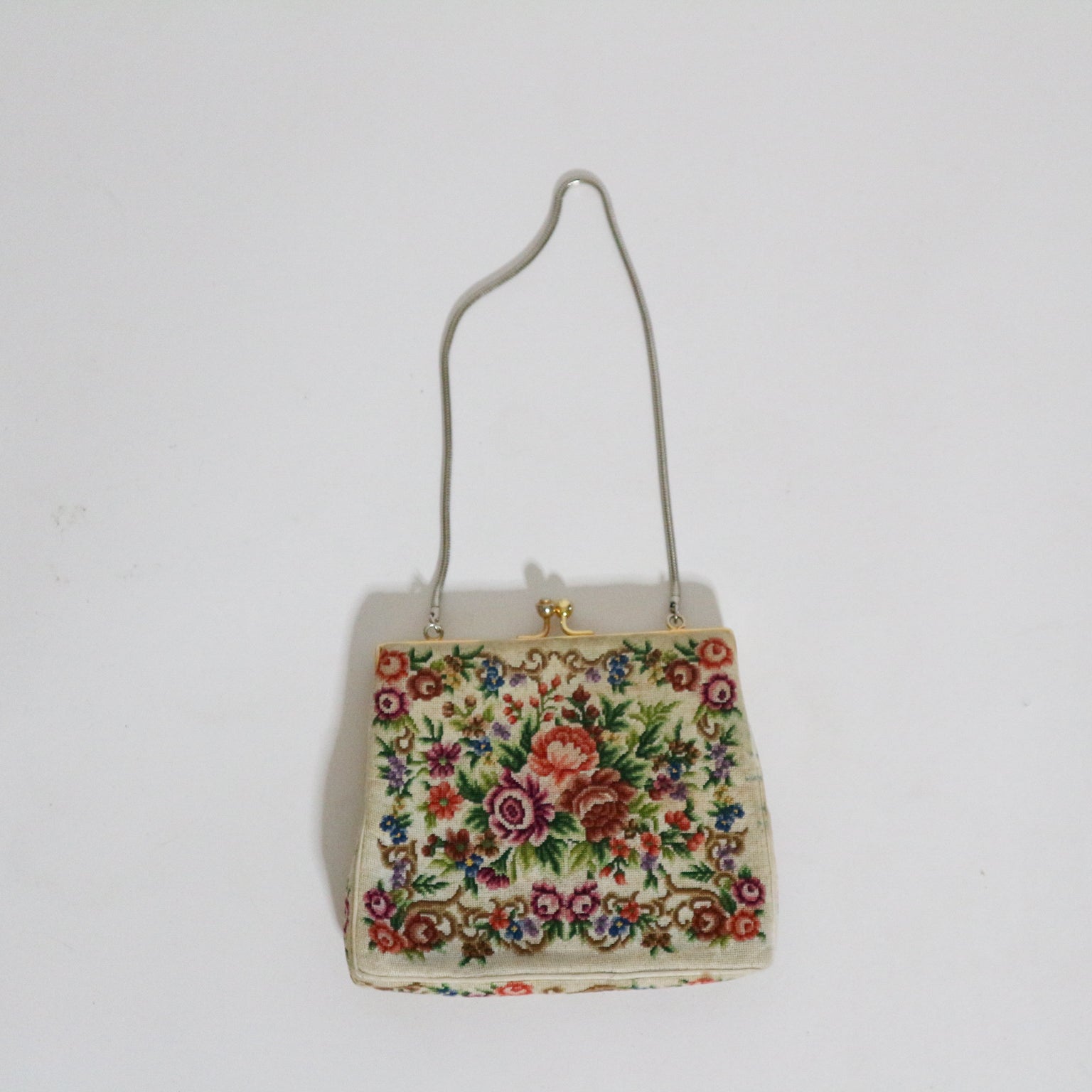 Vintage Embroidered Small Purse